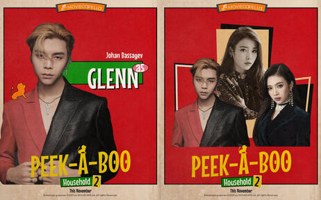 Johan Bassayev as HH2's Glenn Giamarta in Peek-a-Boo (2021).
