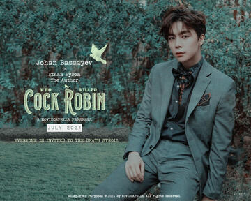 Johan Bassayev as Ethan Byron in Who Killed Cock Robin (2021).